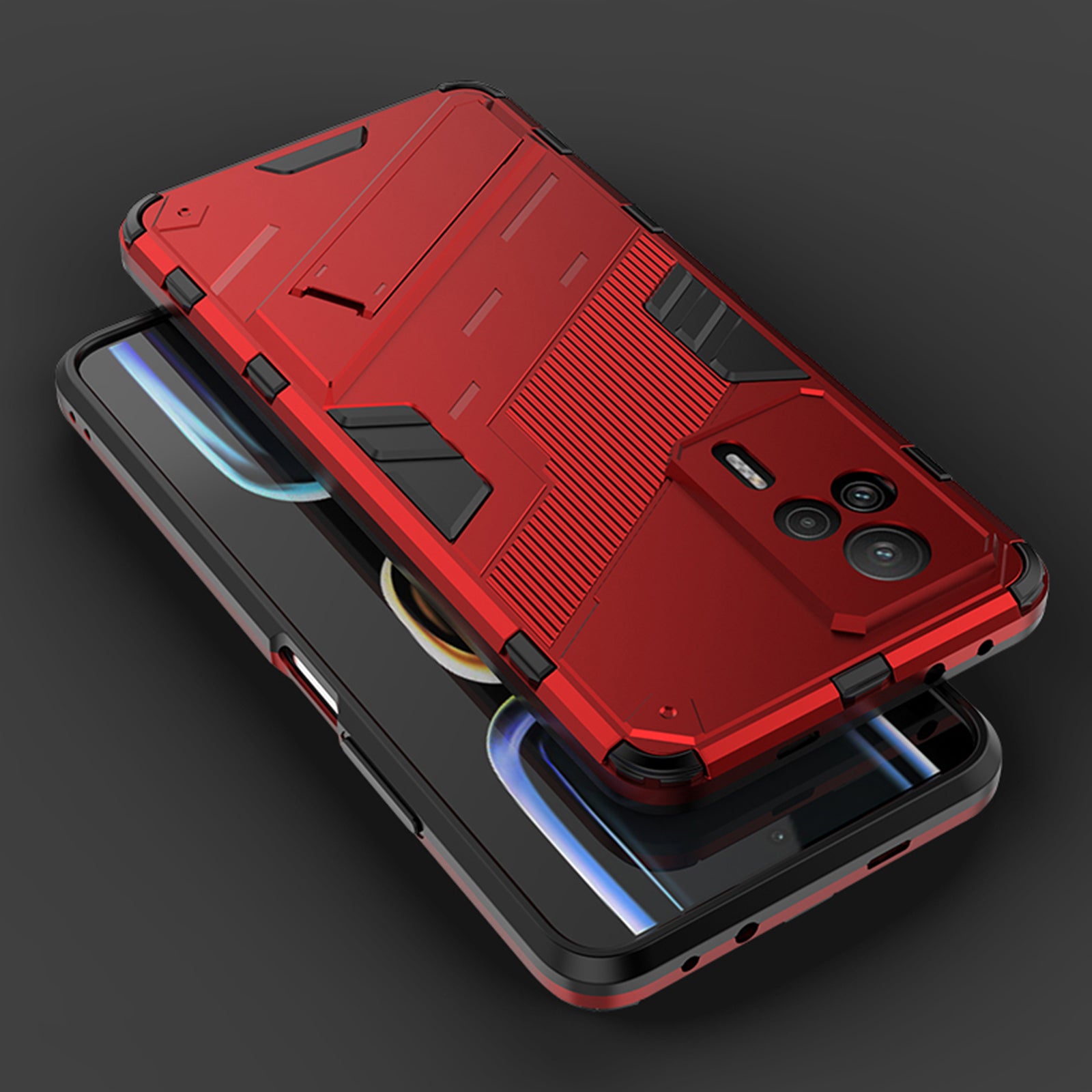 Phone Cover Kickstand For Xiaomi Redmi K60E 5G Anti-scratch TPU PC Mobile Phone Case Phone Cover Kickstand For Xiaomi Redmi K60E 5G Anti-scratch TPU PC Mobile Phone Case